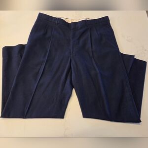 Classic Vtg Pleated Navy Rudolpho Men's Pants